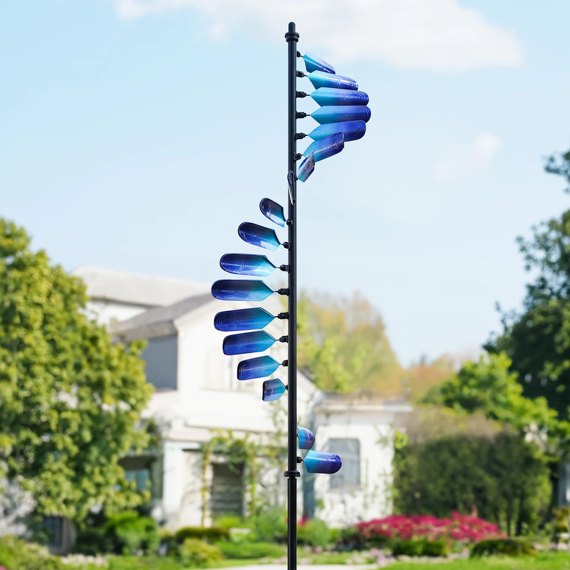 Peacock Spiral Wind Spinner
