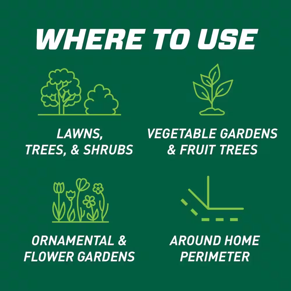 Bug B-Gon Lawn and Landscape Insect Killer Ready-To-Spray 32 Oz. Outdoor Ant, Flea, Tick, Mosquito and Spider Killer