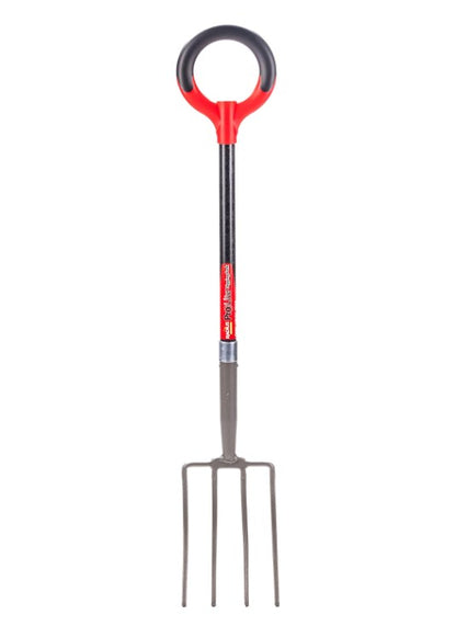 25311 Pro-Lite Ergonomic Carbon Steel Digging Fork, Red