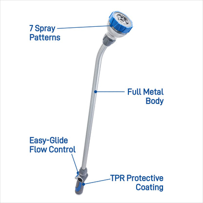 Orbit Elevated 33" Thumb Control 7-Pattern Turret Wand 28305