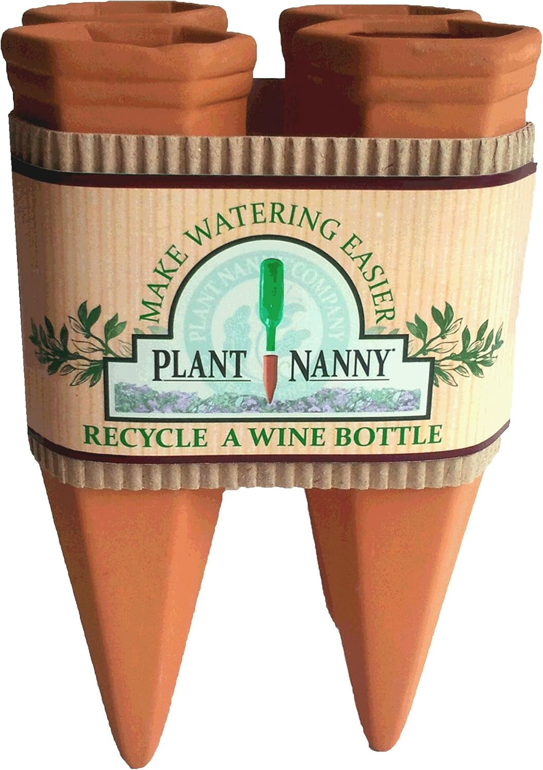 Recycle a Wine Bottle Stake Set 4 Count
