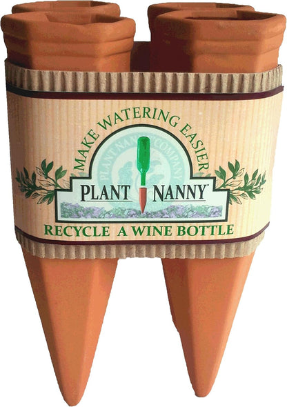 Recycle a Wine Bottle Stake Set 4 Count