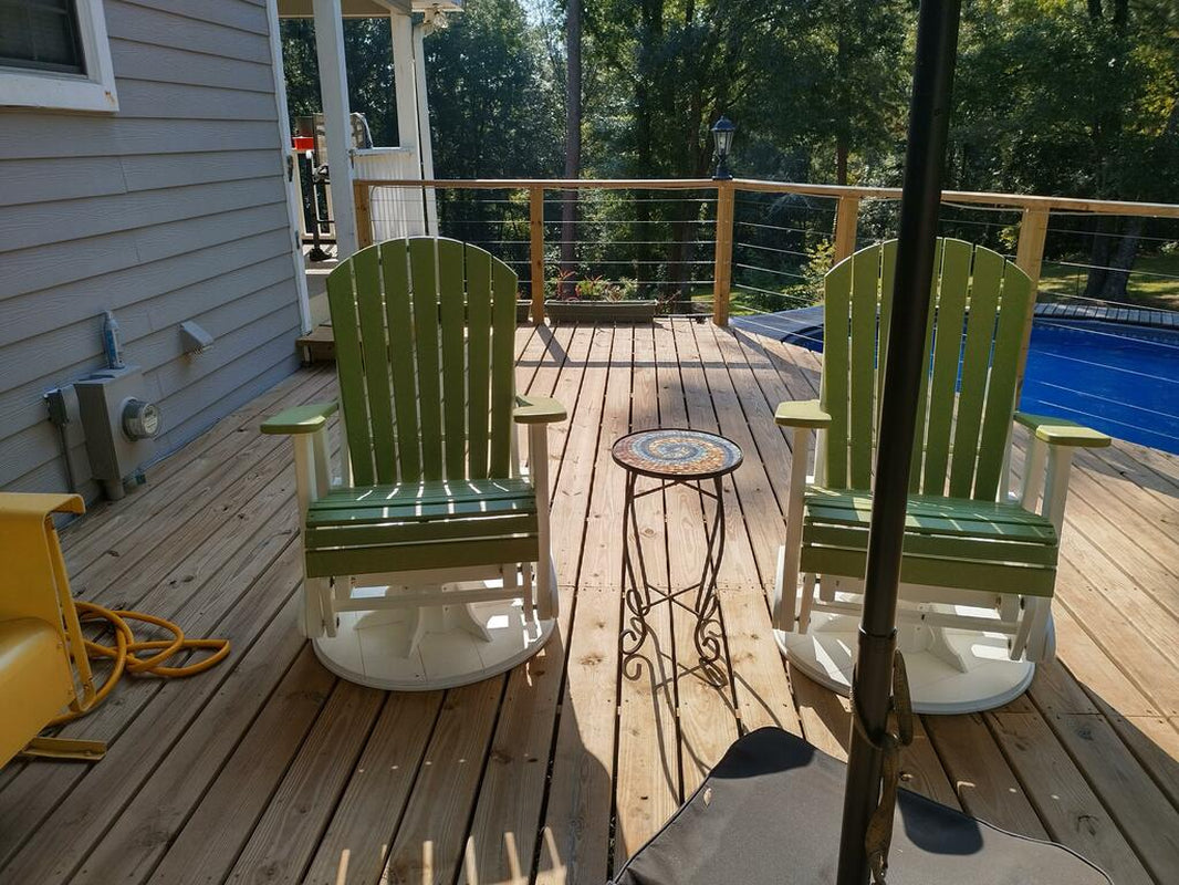 2' Adirondack Swivel Glider Chair
