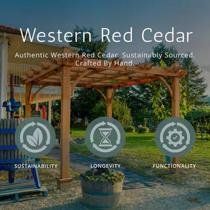 Breeze Cedar 8 Ft. X 10 Ft. Pergola
