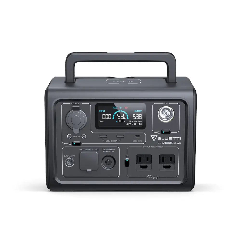 EB3A Portable Power Station 600W 268Wh