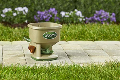 Whirl Hand-Powered Spreader for Grass Seed, Fertilizer, Salt and Ice Melt