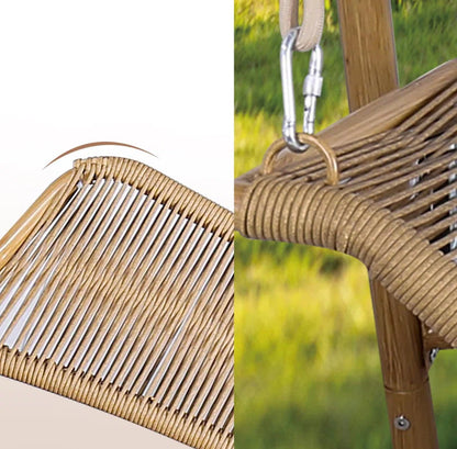 Sesalie Swing Chair with Stand,Capacity with Cushion Oversized Double Hammock Chair