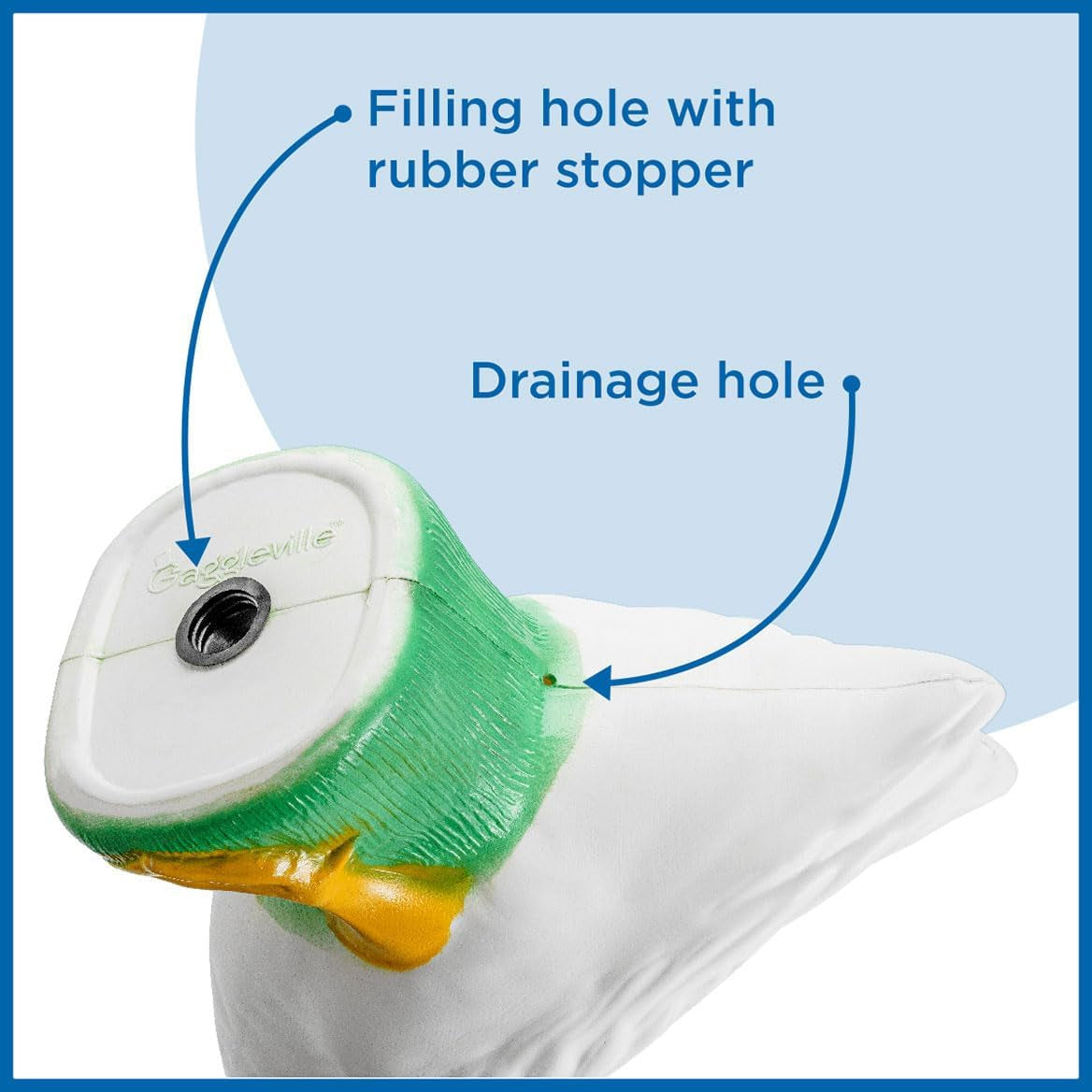 Gaggleville Porch Goose Baby Statue – Charming 17" Outdoor Decorative Figurine for Garden, Patio, or Entryway Accent