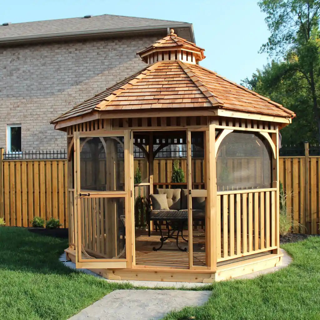 10′ Bayside Gazebo with Screen Kit