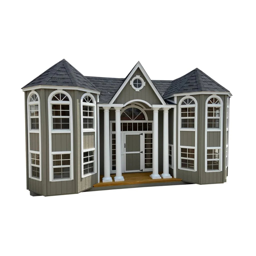 the Grand Portico Mansion Playhouse Kit