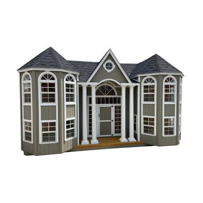 the Grand Portico Mansion Playhouse Kit