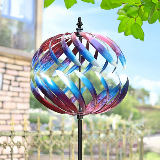 Sunset Globe Wind Spinner