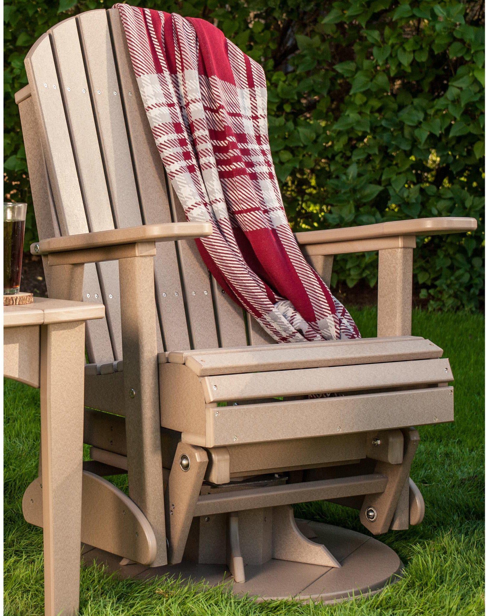 2' Adirondack Swivel Glider Chair