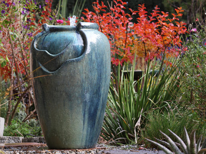 Tea Garden Fountain (Deep Blue Sea) by