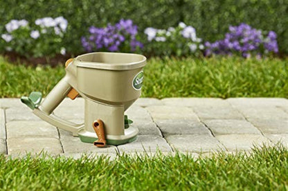 Whirl Hand-Powered Spreader for Grass Seed, Fertilizer, Salt and Ice Melt