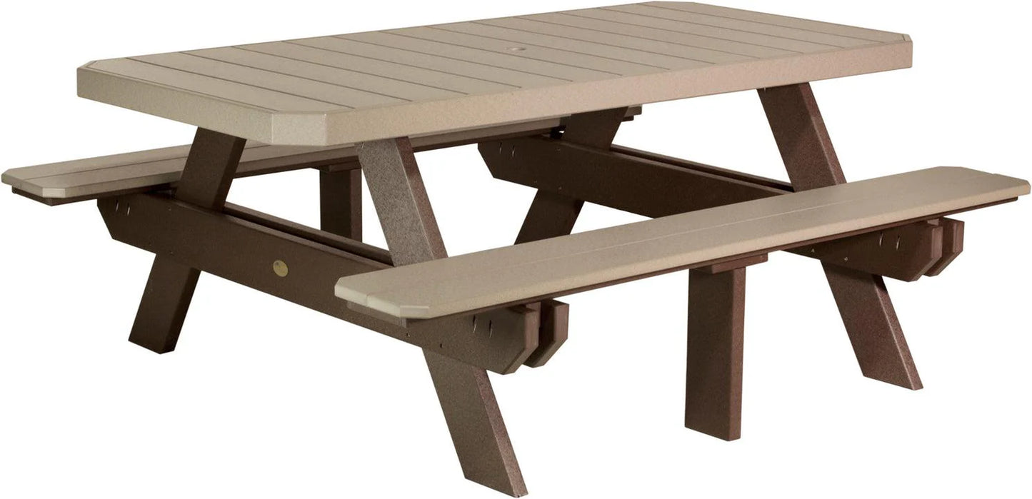 6' Dining Height Rectangular Picnic Table