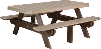 6' Dining Height Rectangular Picnic Table