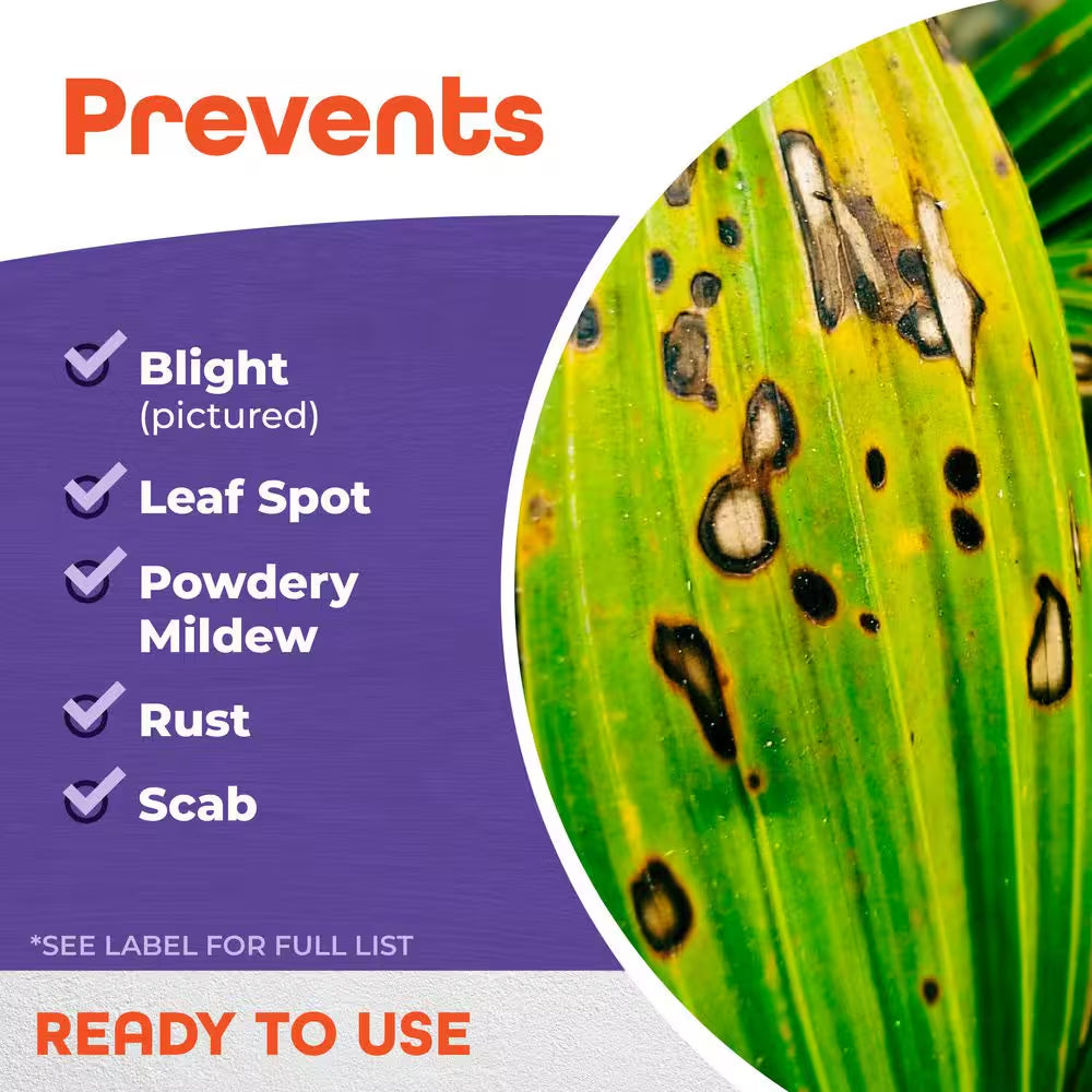 Infuse Systemic Disease Control, 16 Oz Concentrated Solution for Plant Disease Control, Long Lasting and Waterproof