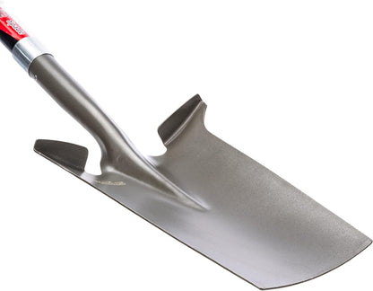 25111 Pro-Lite Ergonomic Carbon Steel Spade, Red