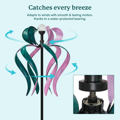 Dancing Ribbon Solar Wind Spinner