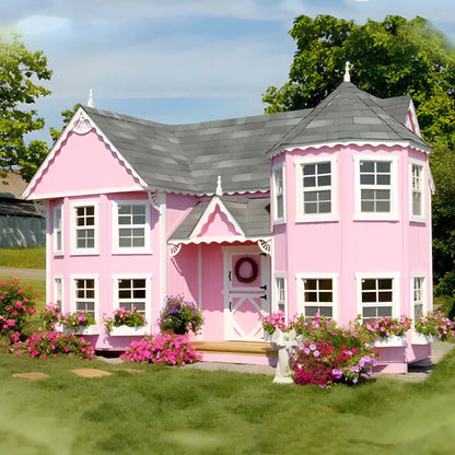 Sara'S Victorian Mansion Playhouse Kit