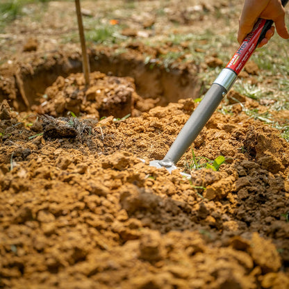 25311 Pro-Lite Ergonomic Carbon Steel Digging Fork, Red