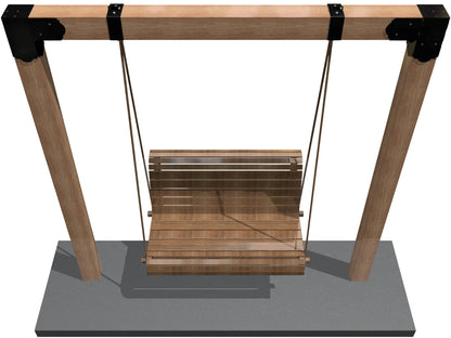 DIY Swing & Chair Hanger Framing Kit: Swing/Lumber Not Included.