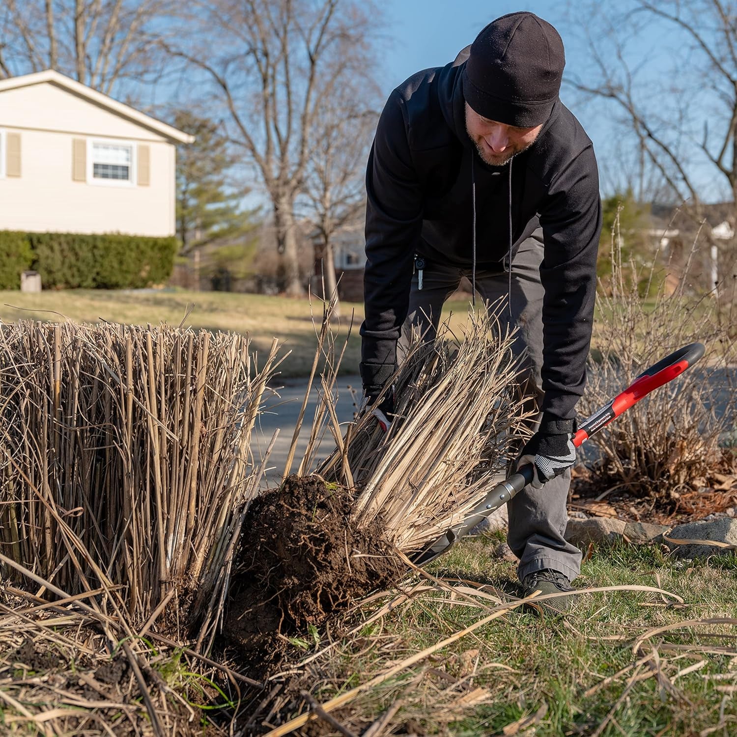 22811 Root Slayer Drain Spade, Red