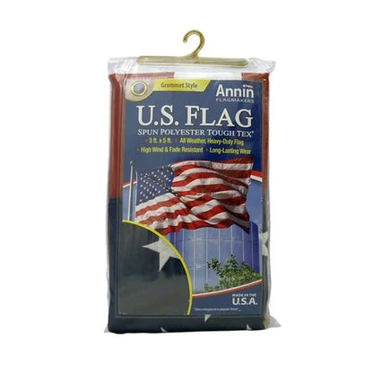 3' X 5' Tough-Tex U.S. American Flag, Width 36.0 in X Length 60.0 In