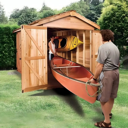 Boathouse Canoe & Kayak Storage Shed Kit