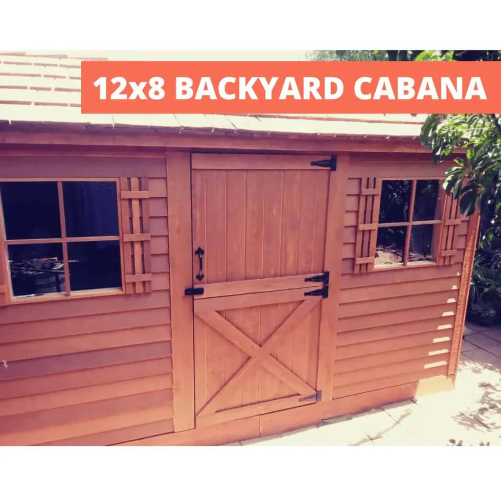 Cabana Backyard & Pool Shed