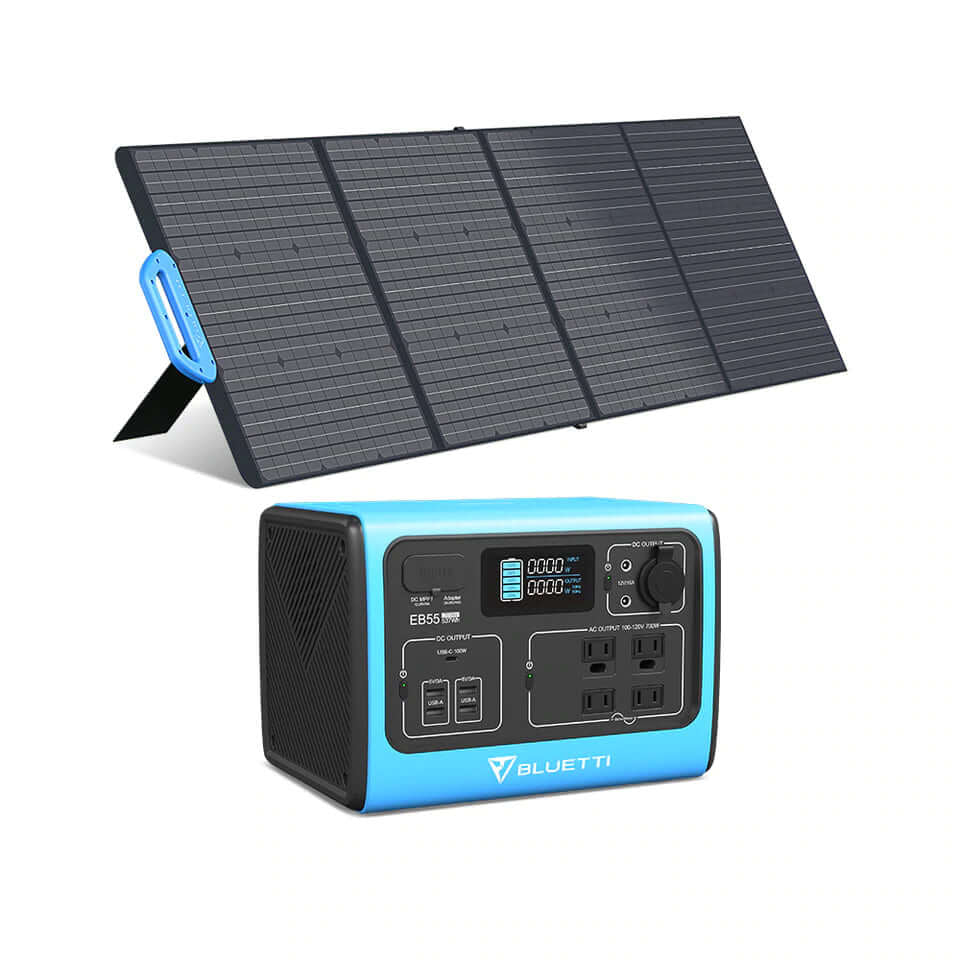 EB55 + 1*PV120 Home Solar Generator