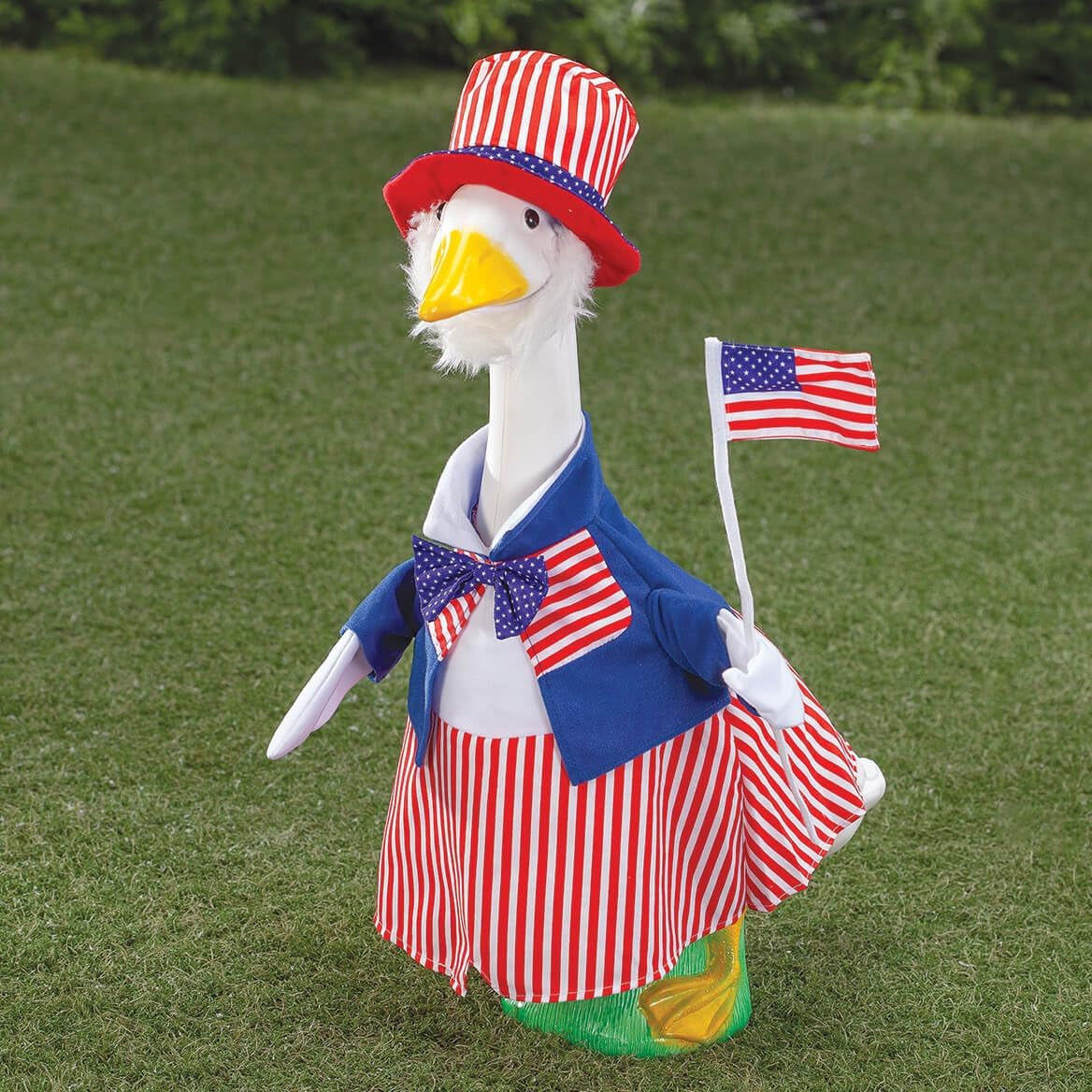 Gaggleville Uncle Sam Goose Outfit, Fits Large 23" H Statue