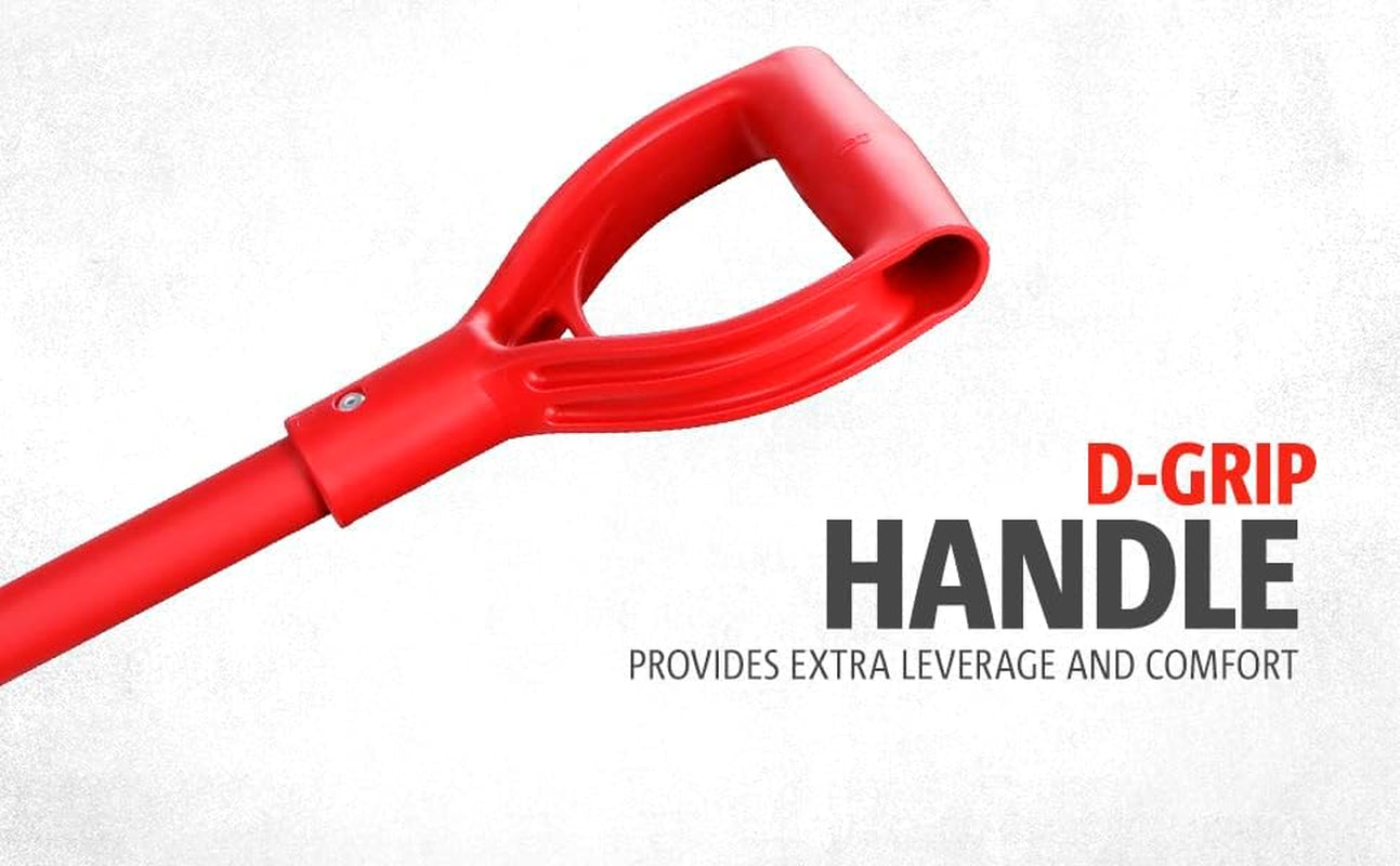 ZMAD Multi-Change Aluminium D-Grip Handle, Red, 85 Cm