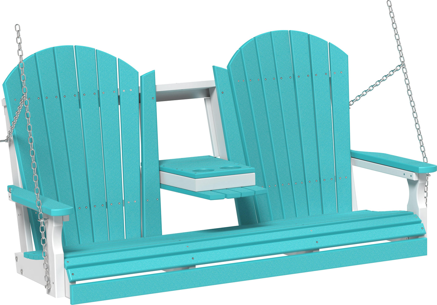 Adirondack 5' Porch Swing with Flip down Center Console