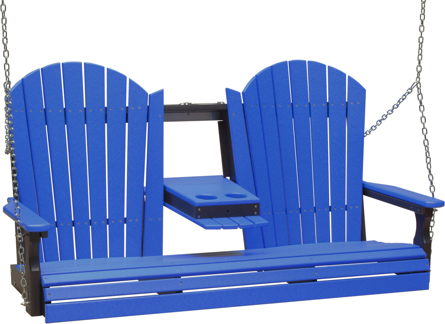 Adirondack 5' Porch Swing with Flip down Center Console