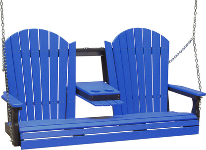 Adirondack 5' Porch Swing with Flip down Center Console