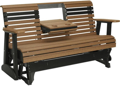 5' Patio Glider with Flip down Center Console
