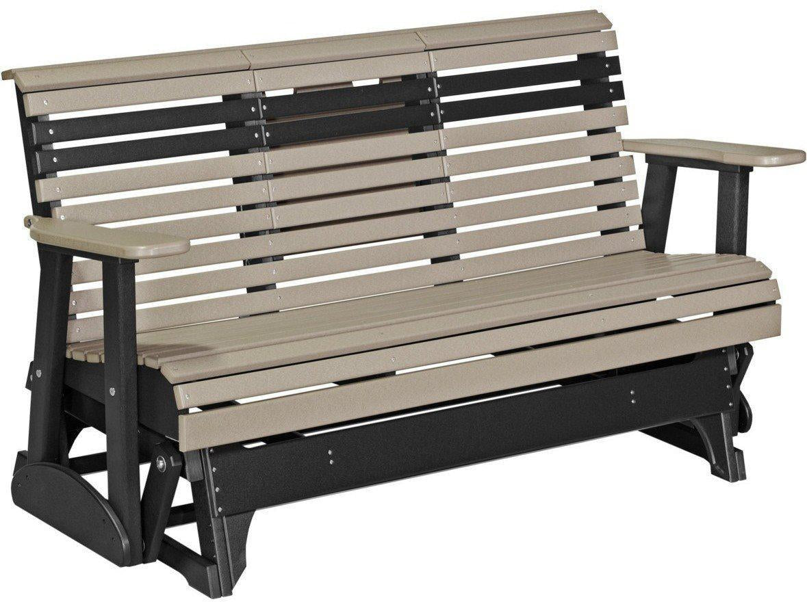 5' Patio Glider with Flip down Center Console