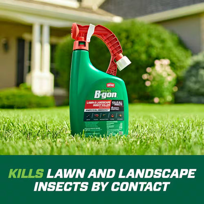 Bug B-Gon Lawn and Landscape Insect Killer Ready-To-Spray 32 Oz. Outdoor Ant, Flea, Tick, Mosquito and Spider Killer