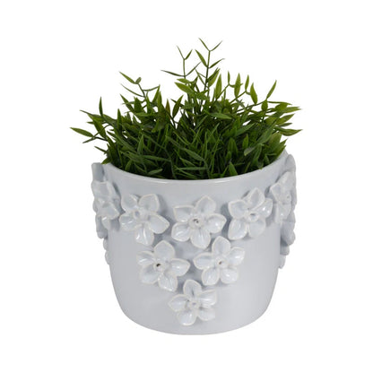 Floral Applique Planter