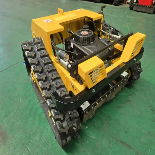 Heavy Duty RC Lawn Mower with 5KM/H Speed, 224Cc Engine, Smart Remote Start & Emergency Stop Function