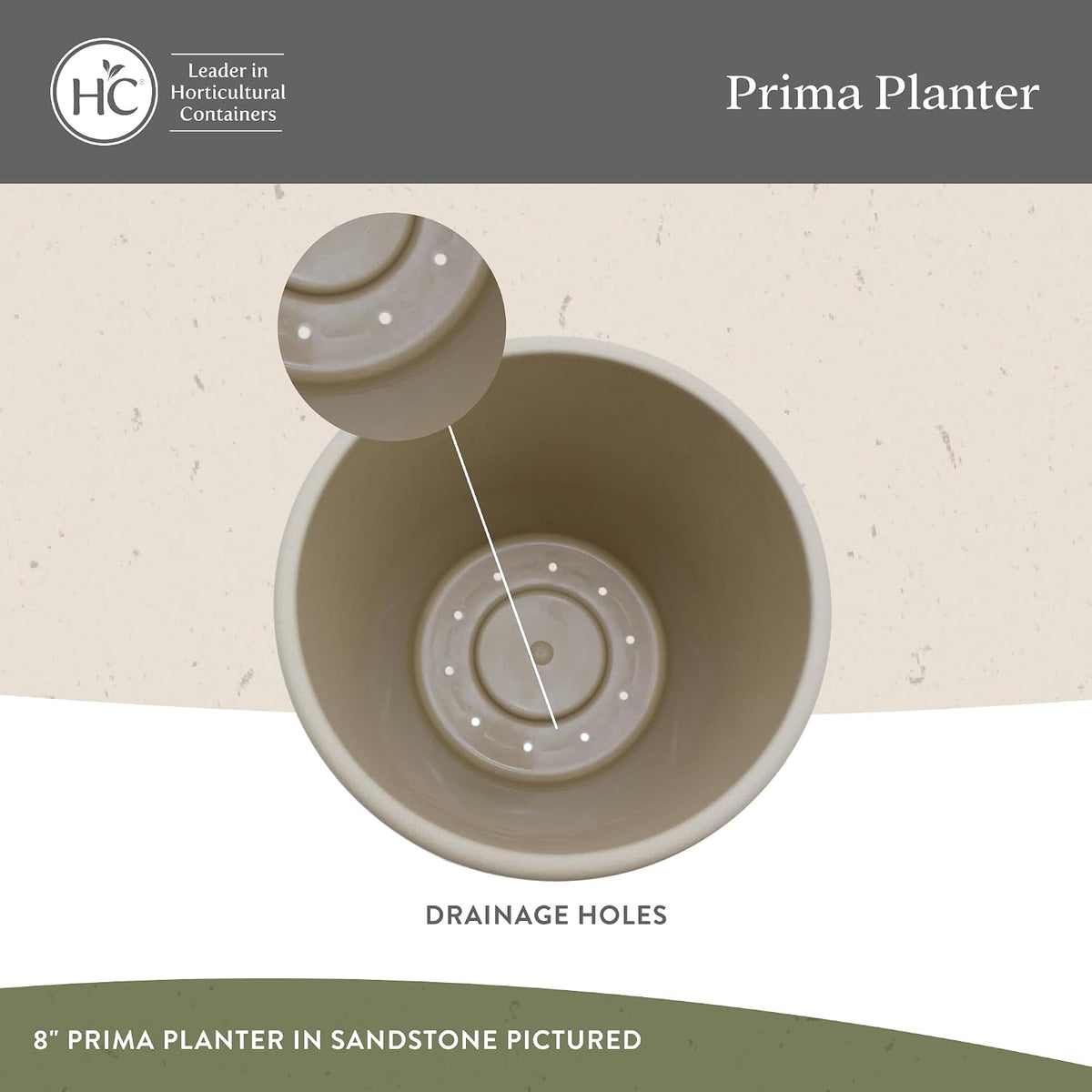 The HC Companies® Classic Prima Planter (Honey Color)