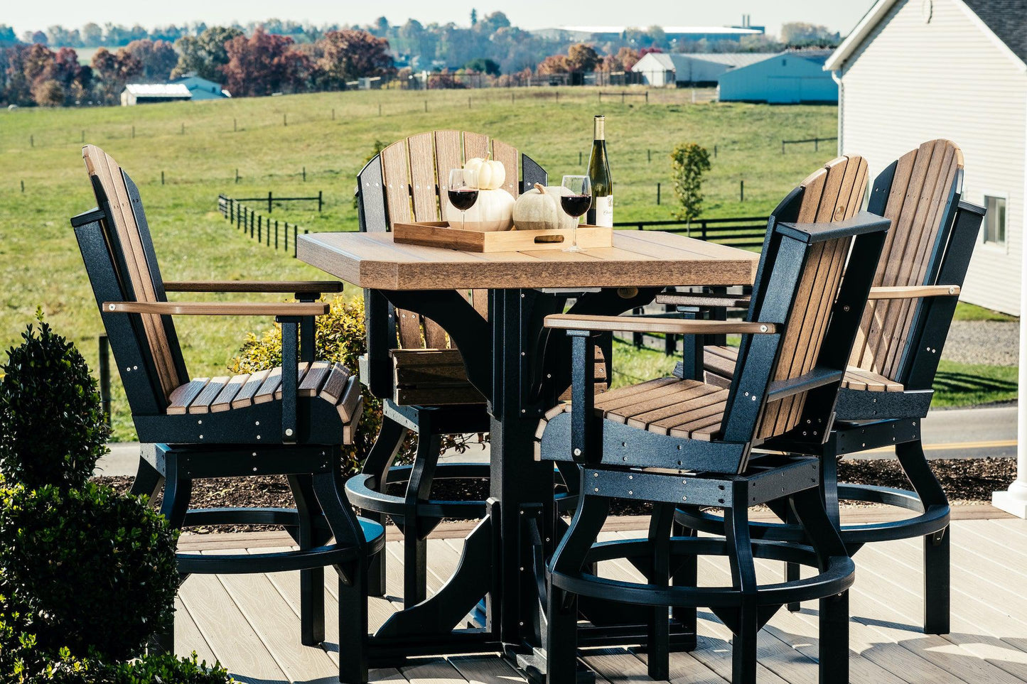 Adirondack Swivel Chair (BAR HEIGHT)