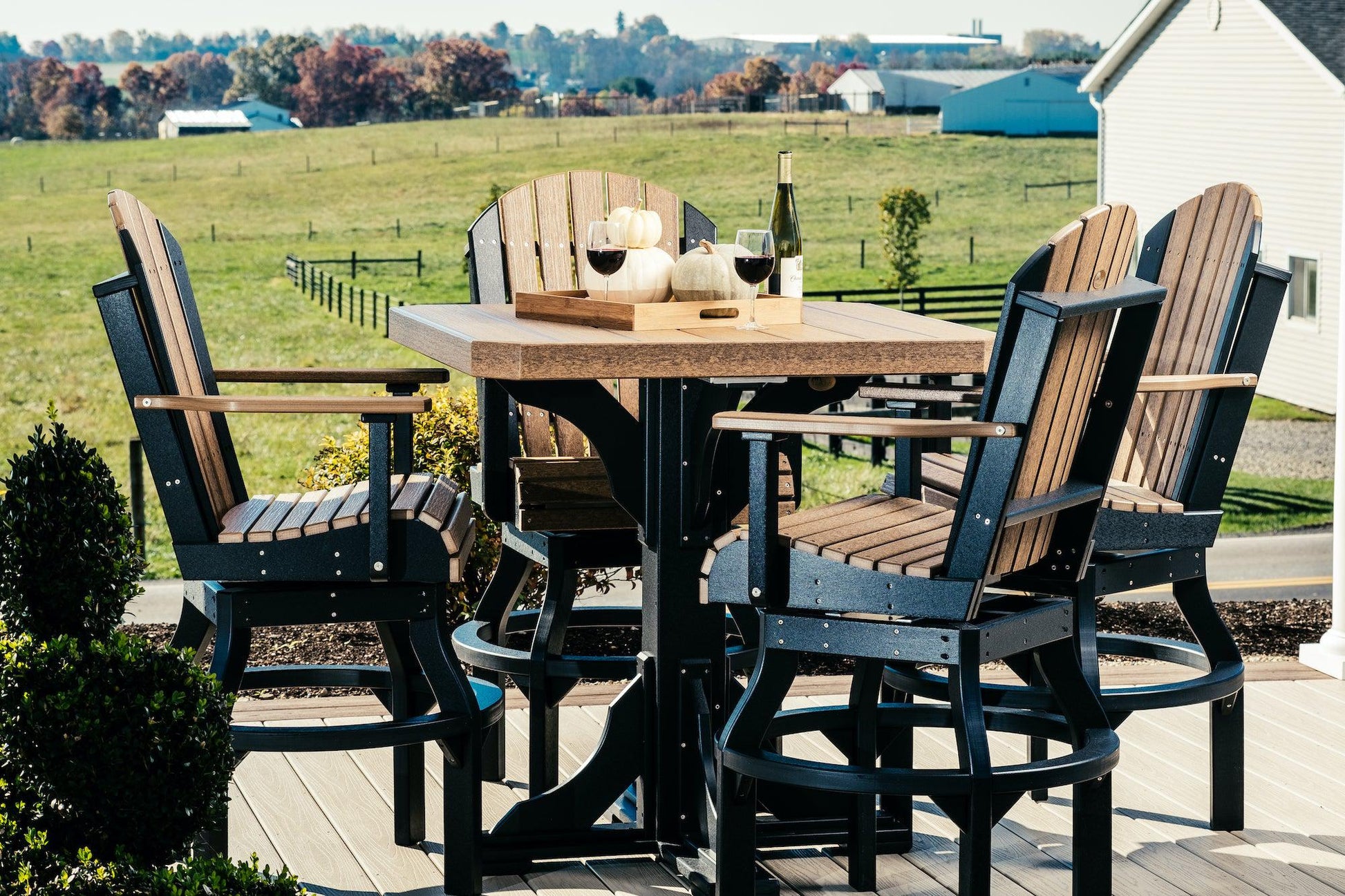 Adirondack Swivel Chair (BAR HEIGHT)