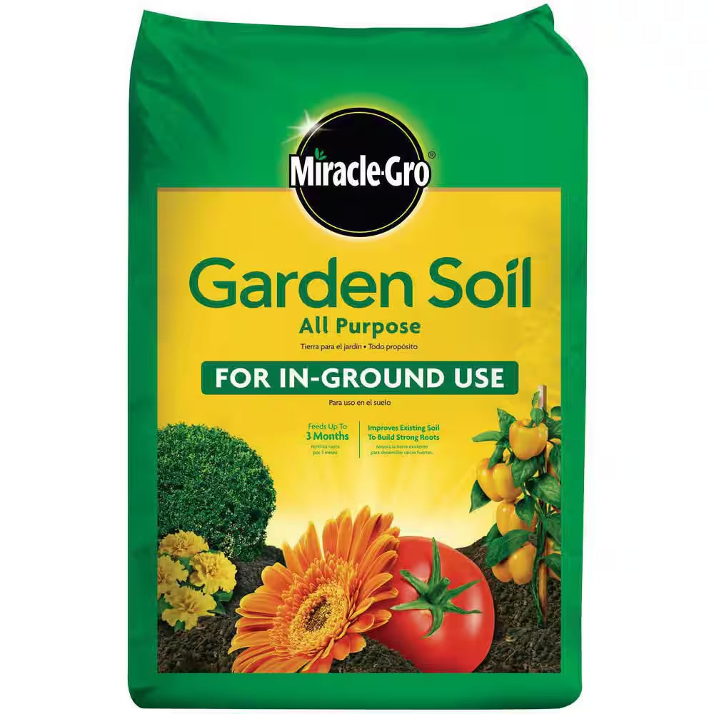 Garden Soil All Purpose 0.75 Cu. Ft. for In-Ground Use, Gardens and Raised Beds, Flowers, Vegetables, Trees, Shrubs