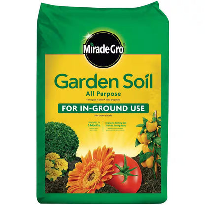 Garden Soil All Purpose 0.75 Cu. Ft. for In-Ground Use, Gardens and Raised Beds, Flowers, Vegetables, Trees, Shrubs