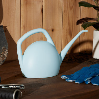 0.4-Gallon Blue Plastic Classic Watering Can