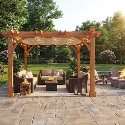 Breeze Cedar 8 Ft. X 10 Ft. Pergola