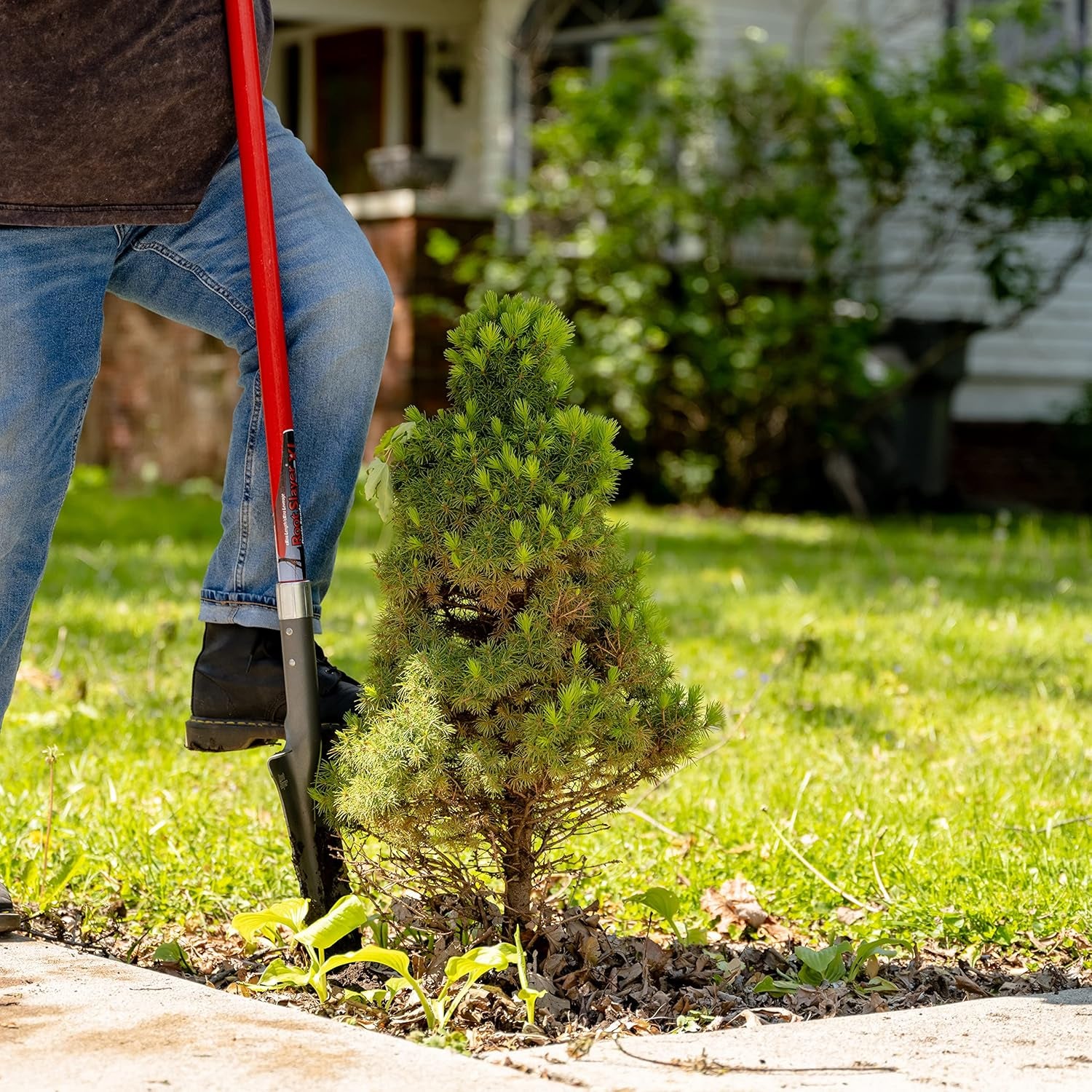 22911 Root Slayer Drain Spade XL, Root Slayer Drain Spade XL, Red